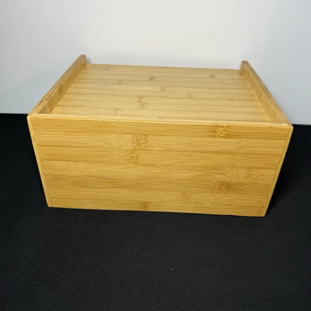 Prosumer's Choice Wooden Desk Organizer With Two Drawers Monitor Display Bamboo*